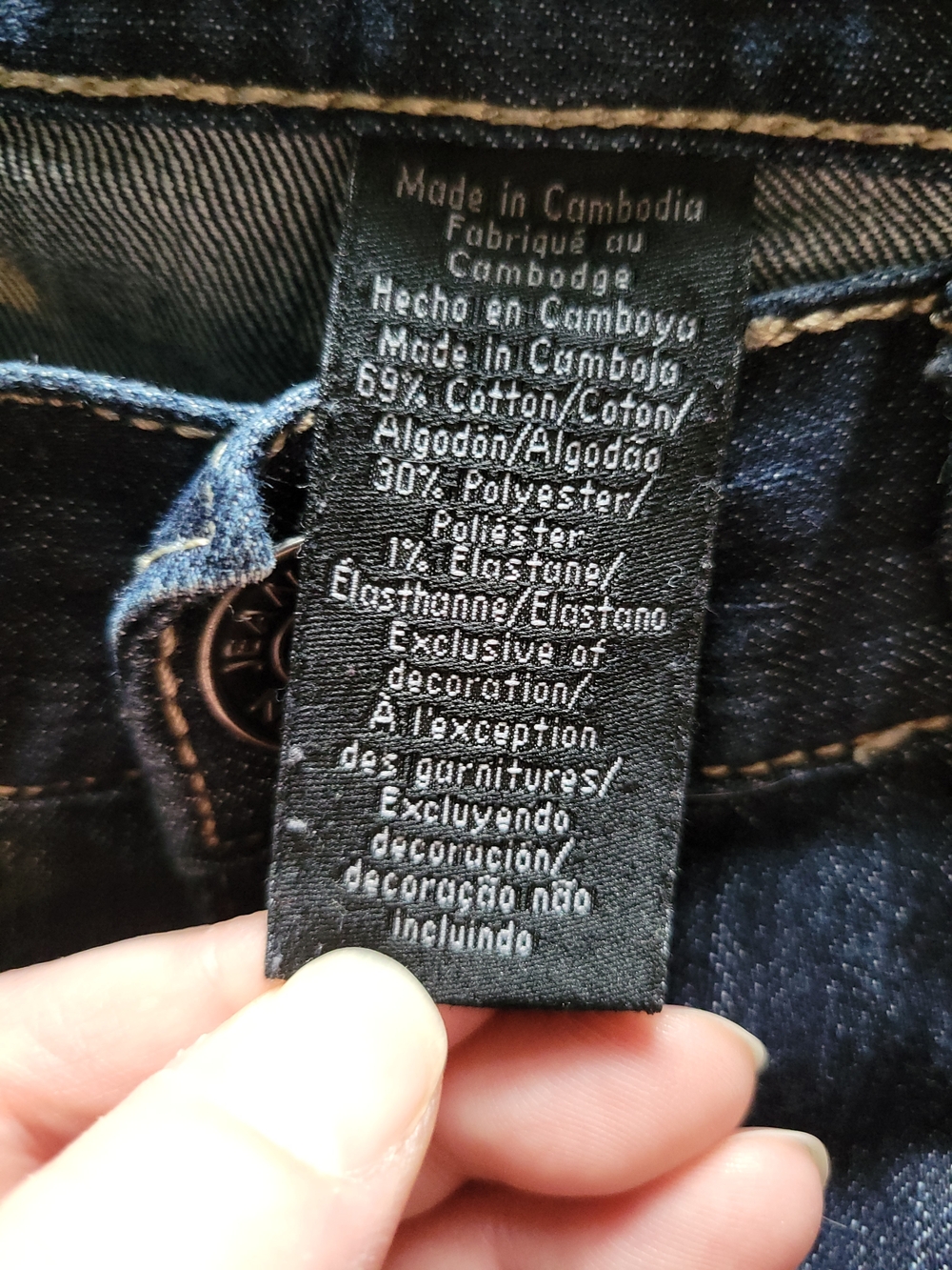 Calvin Klein Dark Blue Women’s Jeans - 30x10 - Picture 7 of 8
